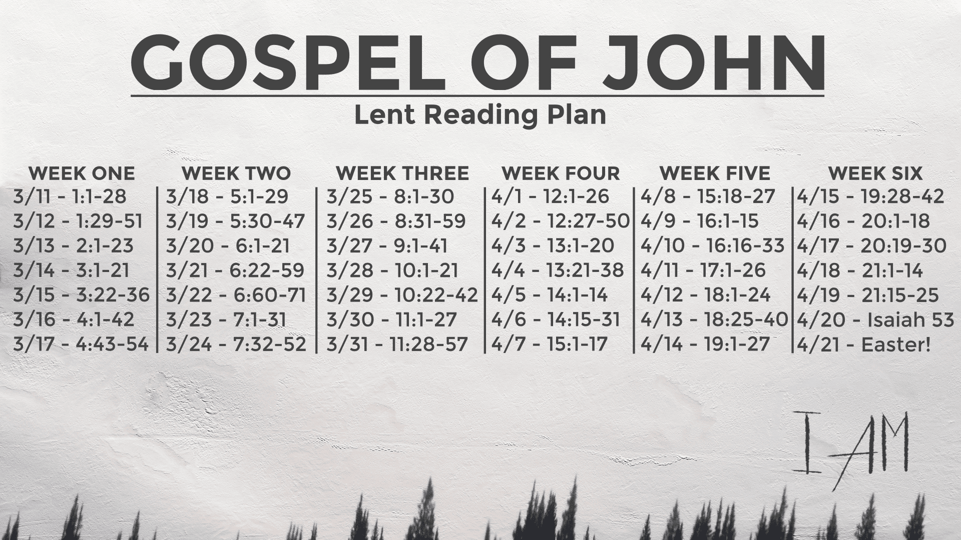 GospelOfJohn-ReadingPlan